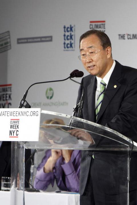 Ban Ki Moon Climate Week NYC