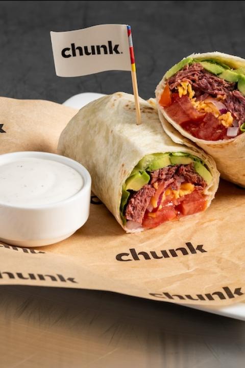 Chunk Foods Spicy Sonoma Caesar Wrap — new plant-based foods