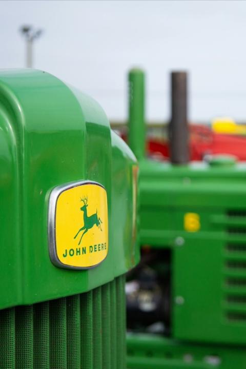 A John Deere tractor — DEI 