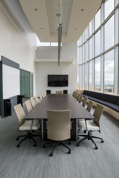 An empty boardroom — gender gap