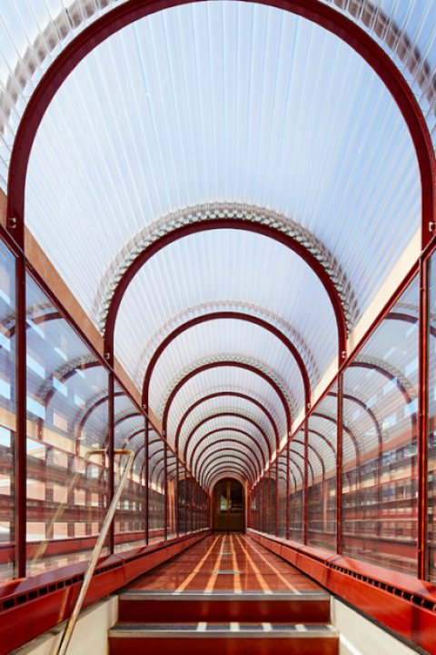 SC Johnson plans to reduce its energy consumption at its Frank Lloyd Wright-designed corporate headquarters in Racine, Wisconsin through the use of a geothermal system to provide heating and cooling for the complex's buildings.