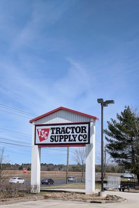 Tractor Supply sign in a rural area — Tractor Supply ditches DEI