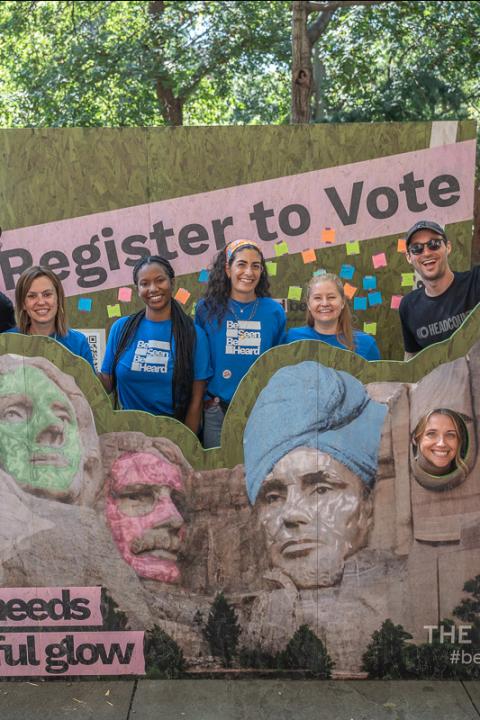 Voter Registration Drive Washington Square Park 2023