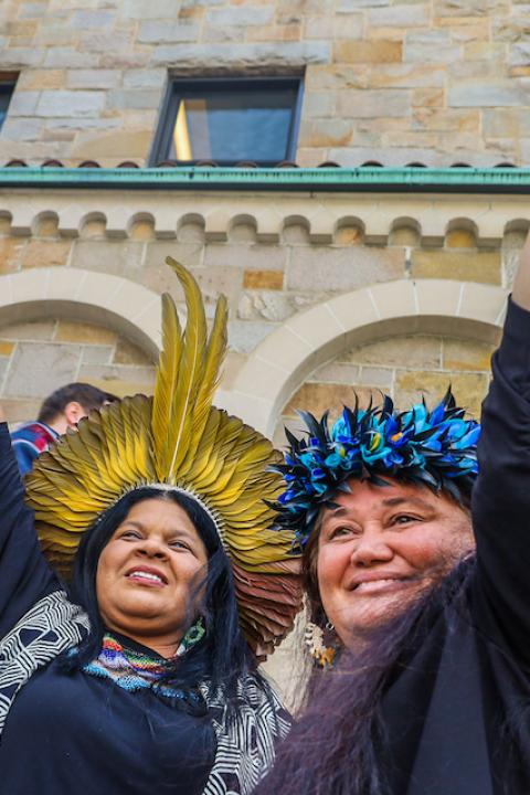 Attendees of the Indigenous Peoples and the Just Transition 2024 conference focused on co-ownership. 