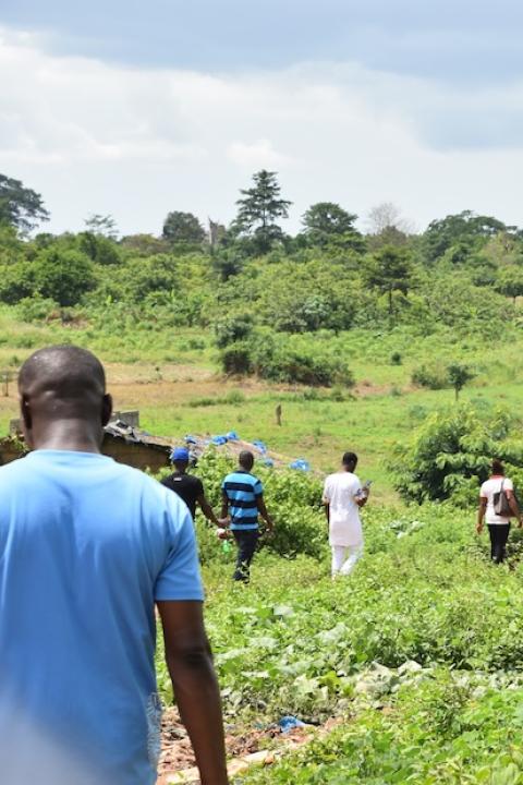 cocoa farmers on their farm — how farmers are coping with climate change