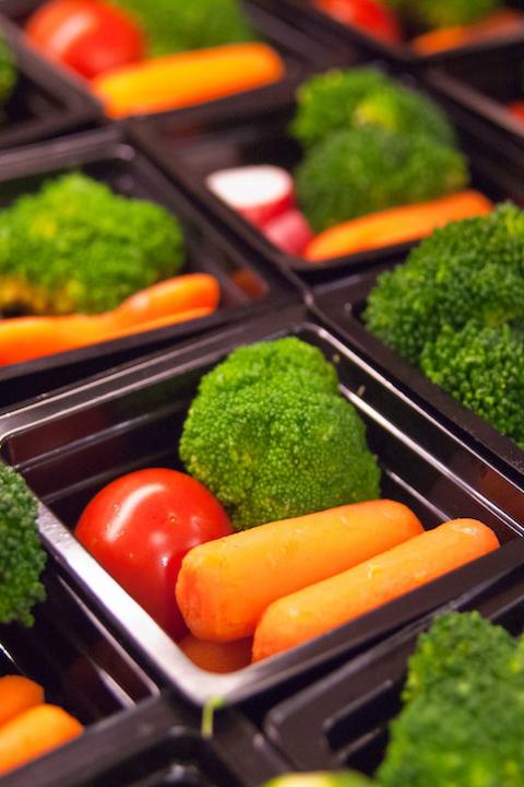 school lunch vegetables
