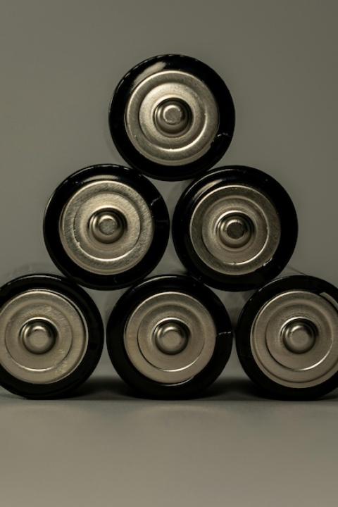 A stack of batteries — sodium-ion batteries