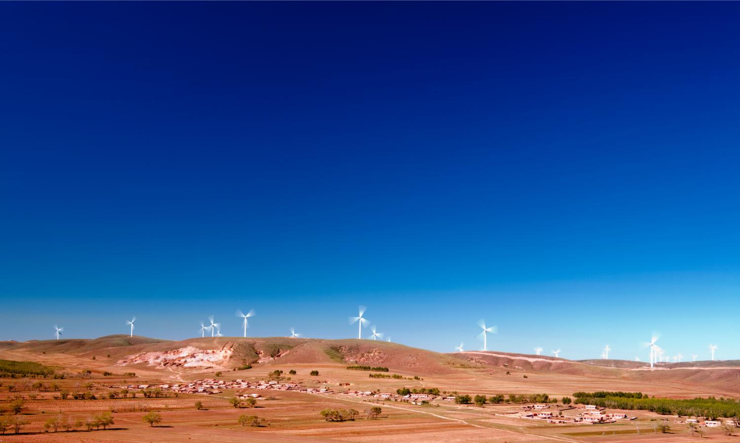 wind turbines China