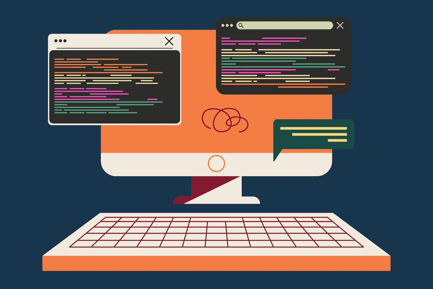 An illustration of alerts on a computer — AI for Good