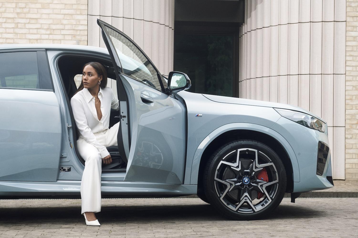 Alex Scott in BMW EV campaign — addressing the EV sales gender gap