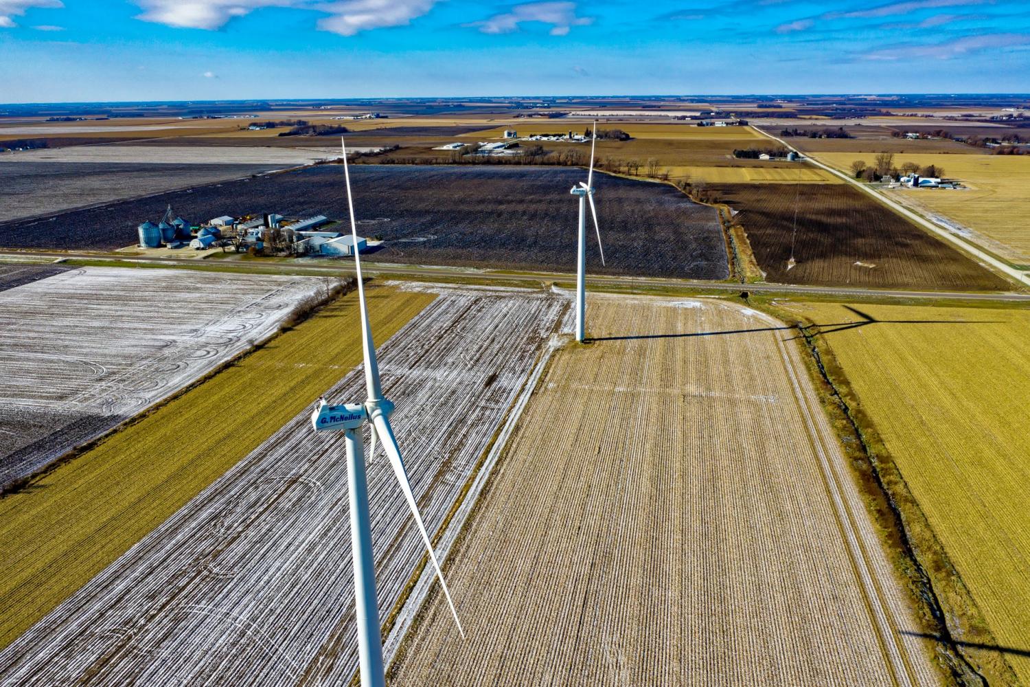 wind turbines
