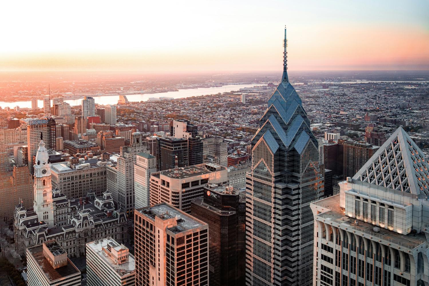 The Philadelphia skyline — financial resilience