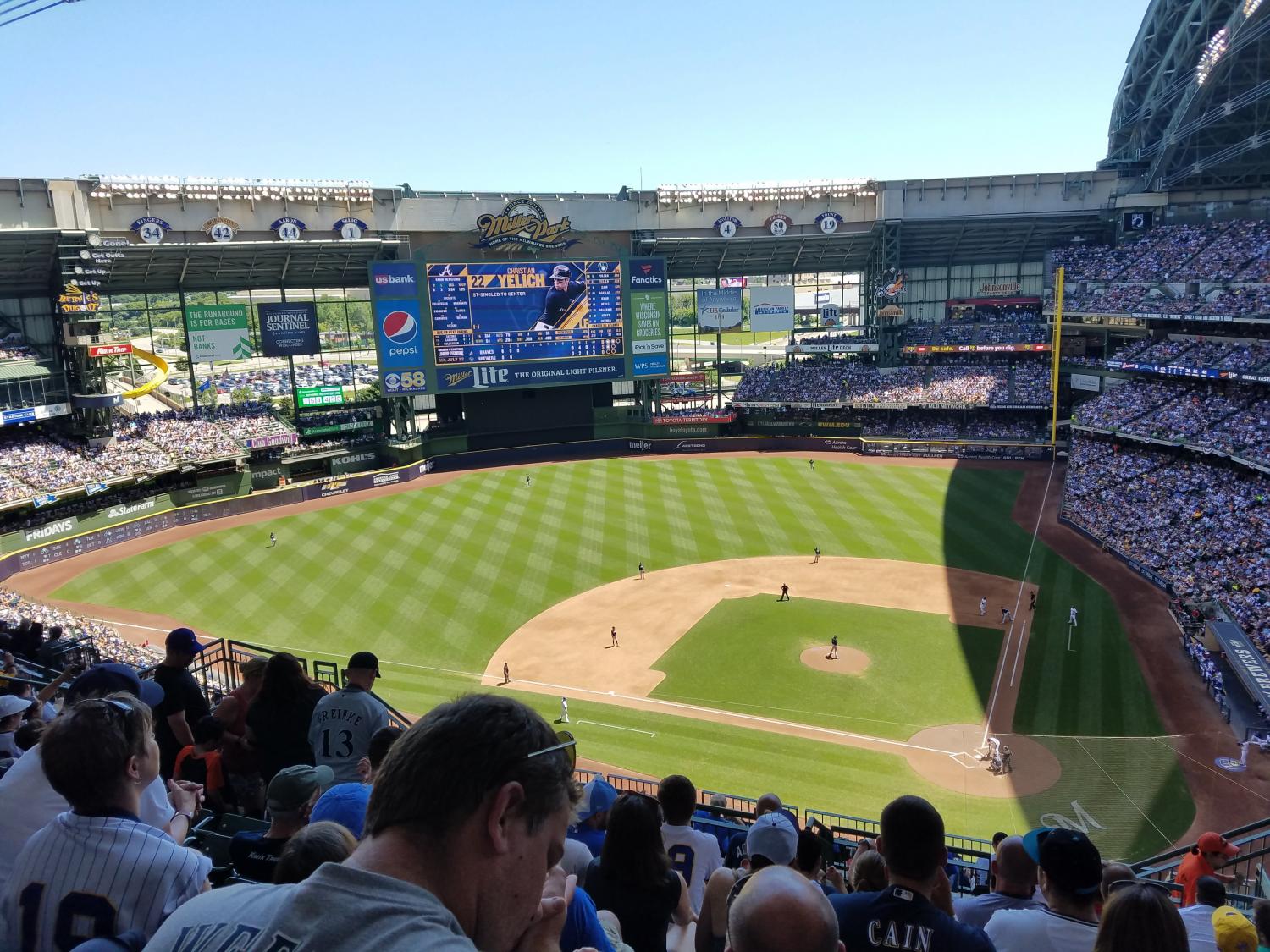 Brent Suter of the Milwaukee Brewers is one of many athletes working with the Green Sports Alliance, an environmentally-focused organization that gathers businesses, teams, athletes and fans to promote sustainability and social impact where they live and work.