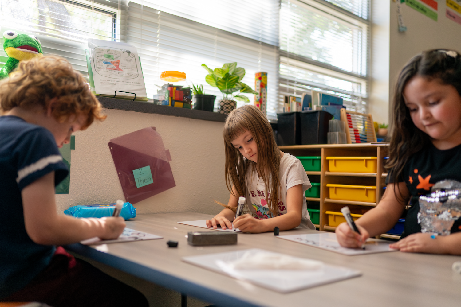 students in a classoom - Subaru and AdoptAClassroom