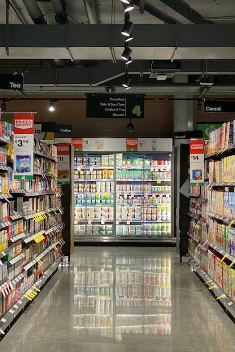 A grocery story aisle — Phononic