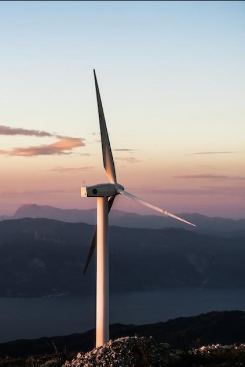 wind turbines - renewable energy - climate action