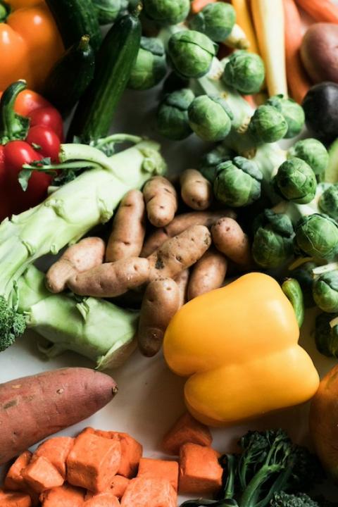 Assorted vegetables - plant-based foods