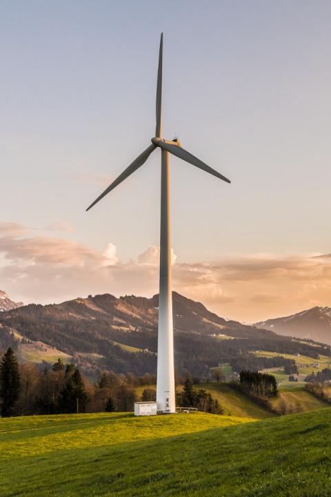 A photo of a windmill.