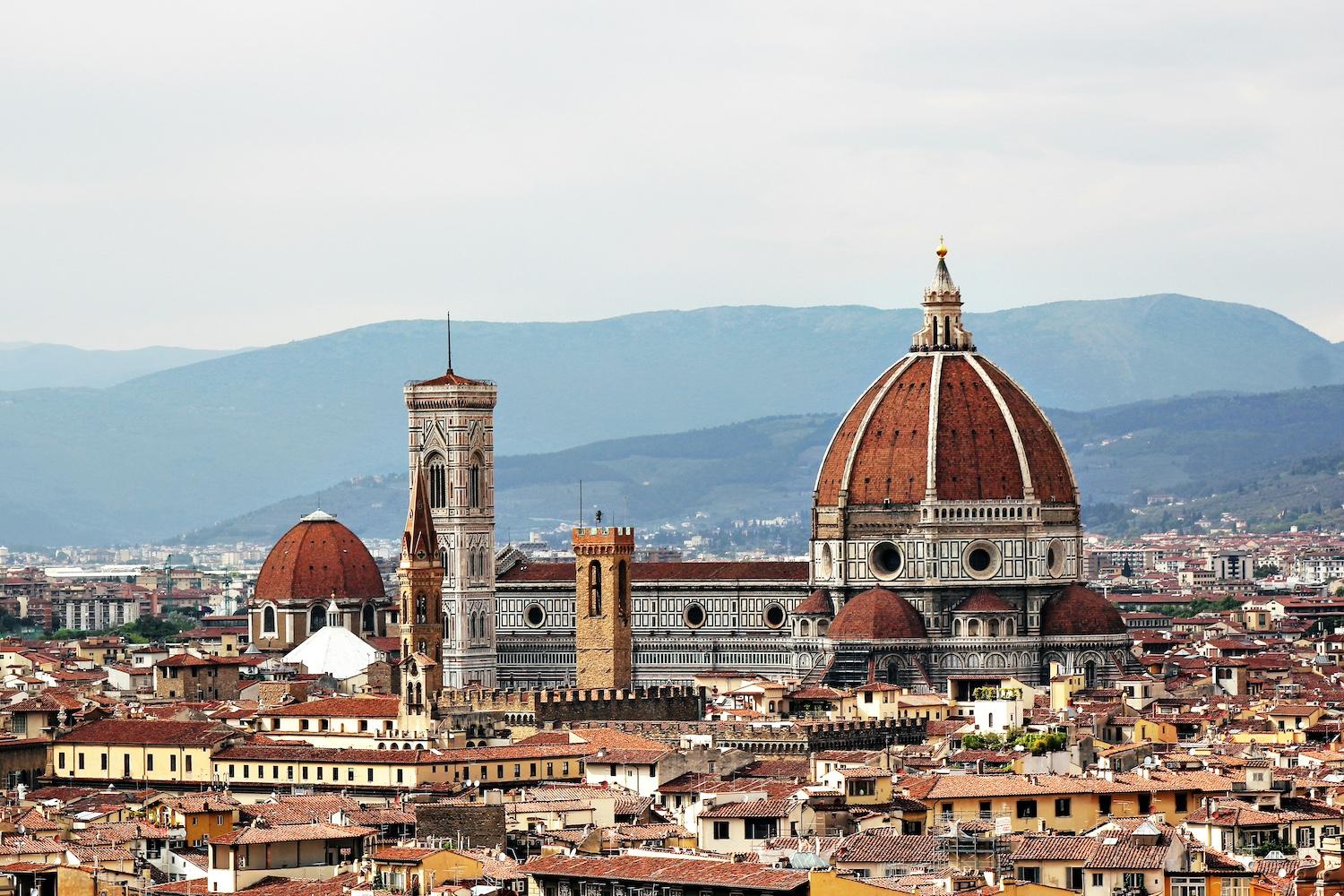The Cathedral of Santa Maria del Fiore in Florence, Italy. 